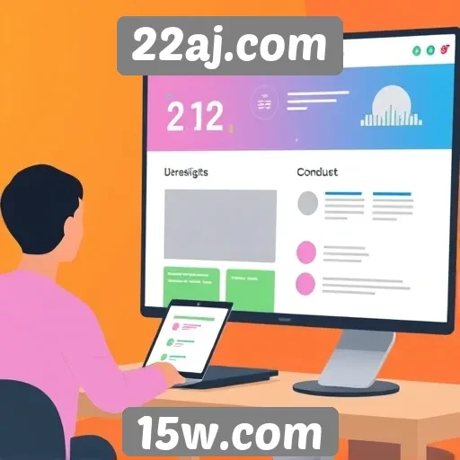 Análise da interface do usuário no 22aj.com